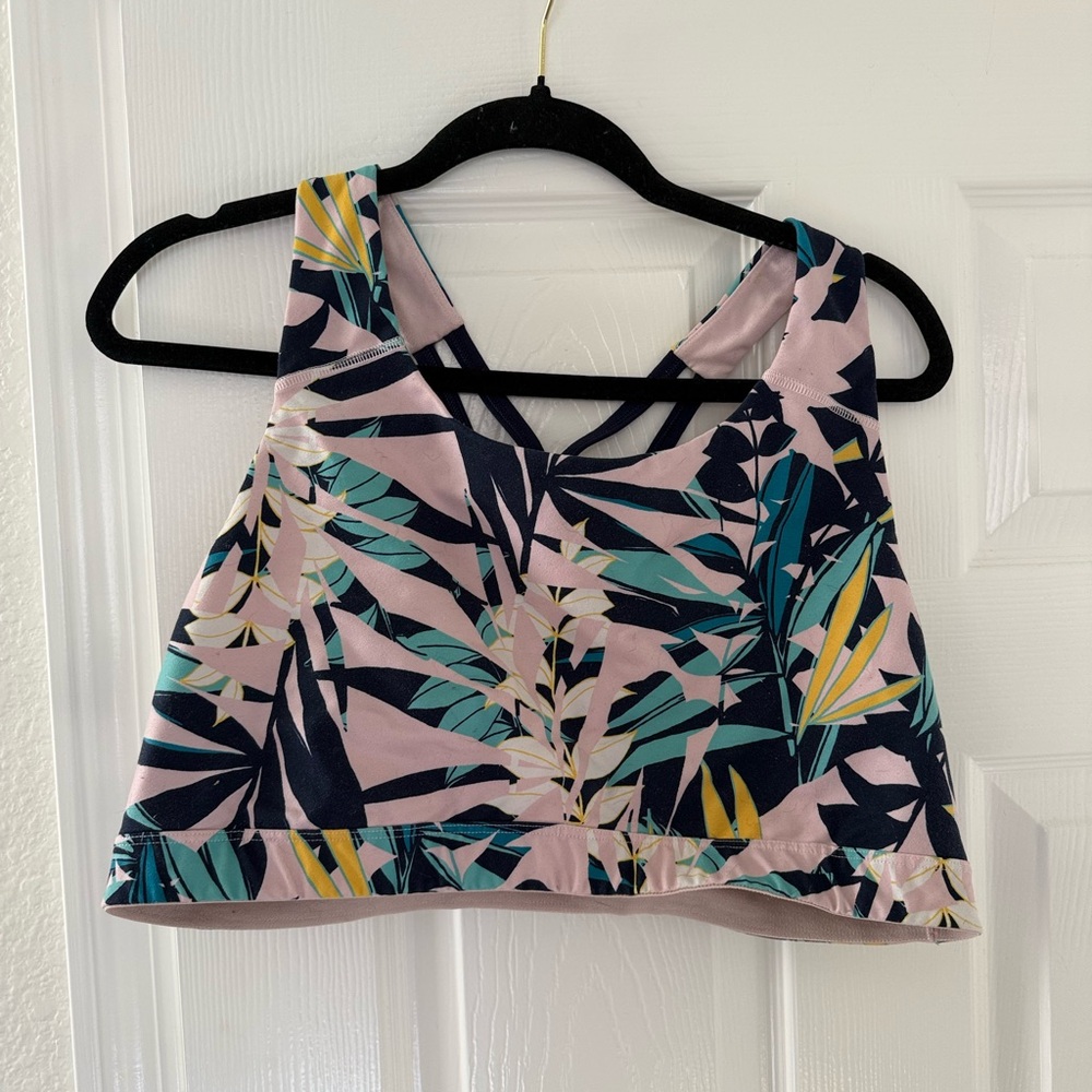 Old Navy Active Wear bra-tropical print